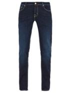 Matchesfashion.com Jacob Cohn - Mid Rise Slim Fit Jeans - Mens - Blue