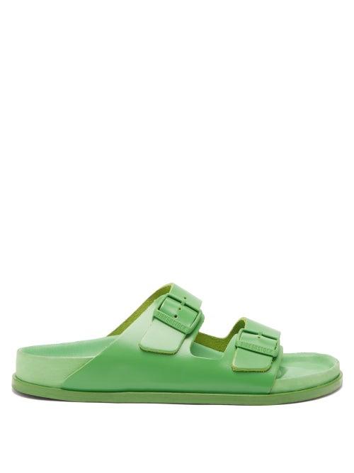 Matchesfashion.com Birkenstock 1774 - Arizona Leather Sandals - Mens - Green
