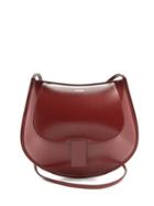 Matchesfashion.com Jil Sander - Crescent Small Smooth-leather Shoulder Bag - Womens - Burgundy