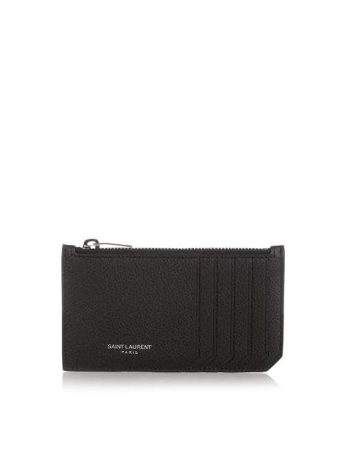 Saint Laurent Leather Cardholder