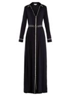 Matchesfashion.com Gabriela Hearst - Lempicka Silk Crepe De Chine Gown - Womens - Navy