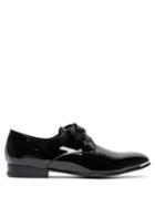 Matchesfashion.com Alexander Mcqueen - Patent Leather Derby Shoes - Mens - Black