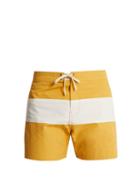 Matchesfashion.com Saturdays Nyc - Grant Colour Block Swim Shorts - Mens - Yellow