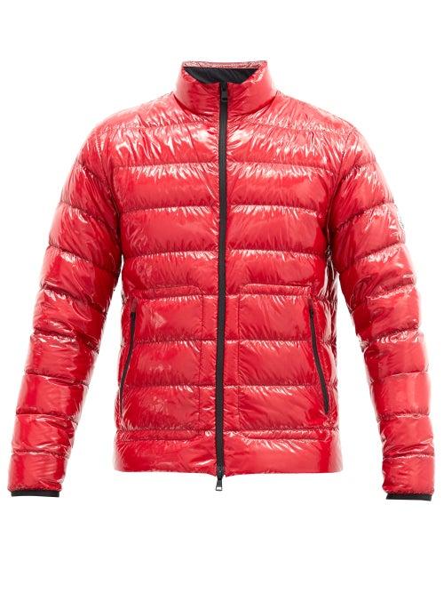 Matchesfashion.com Moncler - Agar Quilted Down Jacket - Mens - Red