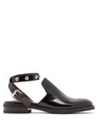 Matchesfashion.com See By Chlo - Studded Strap Leather Loafers - Womens - Black