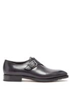Matchesfashion.com Berluti - Detour Leather Monk Strap Shoes - Mens - Brown