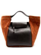 Givenchy Real Trapeze Leather And Suede Tote