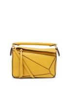 Ladies Bags Loewe - Puzzle Mini Grained-leather Cross-body Bag - Womens - Yellow