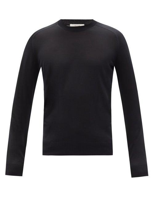 Matchesfashion.com The Row - Scott Silk-blend Sweater - Mens - Black