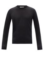 Matchesfashion.com The Row - Scott Silk-blend Sweater - Mens - Black