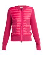 Moncler Contrast-panelled Down Jacket