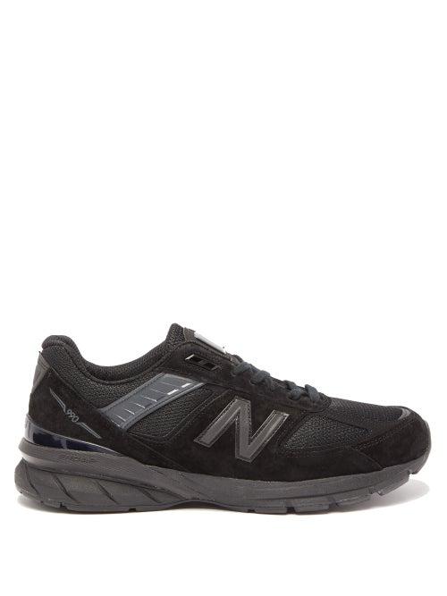 Matchesfashion.com New Balance - 990v5 Suede And Mesh Trainers - Mens - Black