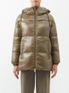 Herno - Ultralight Hooded Down Coat - Womens - Khaki