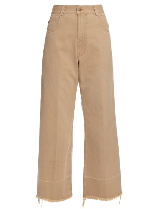 Rachel Comey Wide-leg Cotton-twill Cropped Chino Trousers