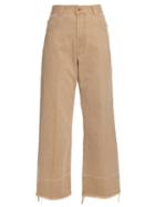 Rachel Comey Wide-leg Cotton-twill Cropped Chino Trousers
