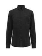 Matchesfashion.com Givenchy - Logo Pocket Cotton Shirt - Mens - Black