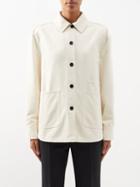 Another Tomorrow - Organic-cotton Shirt Jacket - Womens - Off White