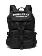Matchesfashion.com Burberry - Wilfin Small Logo Printed Backpack - Womens - Black