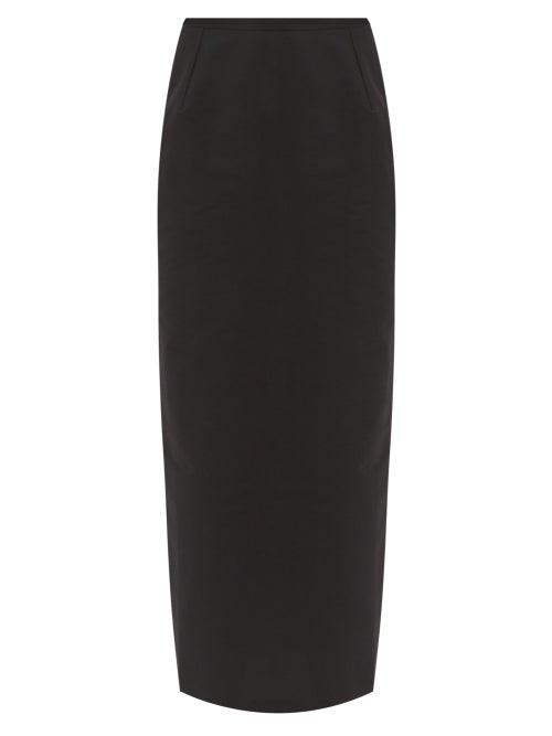 Matchesfashion.com Bernadette - Norma High-rise Taffeta Pencil Skirt - Womens - Black