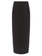Matchesfashion.com Bernadette - Norma High-rise Taffeta Pencil Skirt - Womens - Black