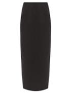 Matchesfashion.com Bernadette - Norma High-rise Taffeta Pencil Skirt - Womens - Black