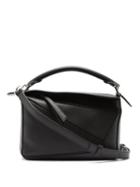Matchesfashion.com Loewe - Puzzle Small Grained-leather Cross-body Bag - Womens - Black