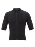 Caf Du Cycliste - Marina Zipped Merino Wool-blend Cycling Top - Mens - Black
