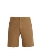 Maison Kitsuné Straight-leg Cotton-blend Chino Shorts