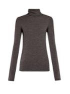 The Row Margit Roll-neck Stretch-cashmere Top