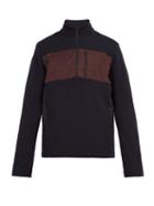 Matchesfashion.com Aztech Mountain - Performance Quilted Panel Half Zip Top - Mens - Navy Multi