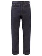 Another Aspect - Organic Cotton-blend Straight-leg Jeans - Mens - Dark Blue