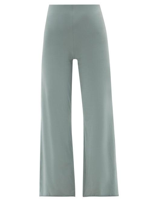 Skin - Athena Reversible Organic Cotton-blend Trousers - Womens - Multi