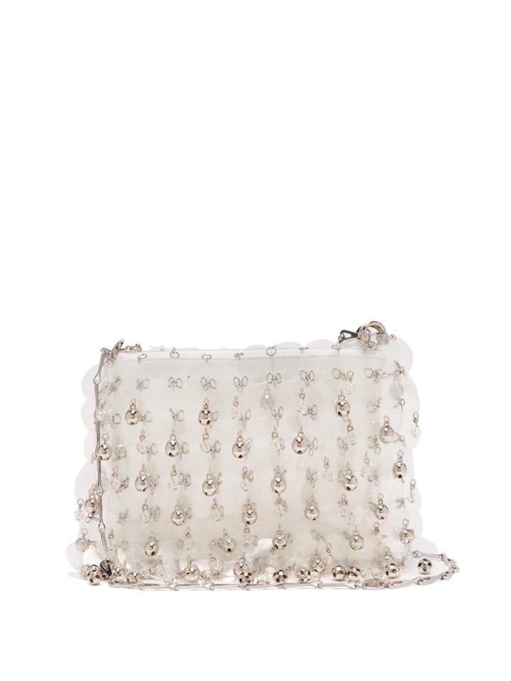 Paco Rabanne Sequin And Bell-embellished Leather Bag