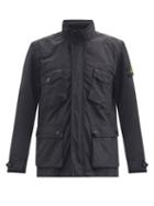 Matchesfashion.com Stone Island - Micro Reps High-neck Zipped Jacket - Mens - Black