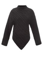 Proenza Schouler - High-neck Cable-knit Sweater - Womens - Black