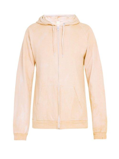 Matchesfashion.com Audrey Louise Reynolds - Tie Dye Hooded Cotton Sweatshirt - Mens - Orange