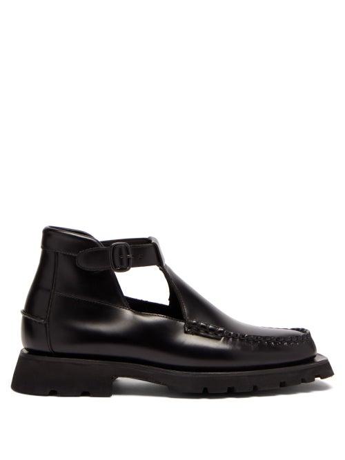 Ladies Shoes Hereu - Aielo Sport Smooth-leather Chukka Boots - Womens - Black
