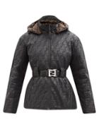 Fendi - Giacca Ff-print Reversible Nylon-blend Ski Jacket - Womens - Black