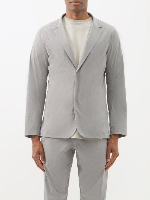 Veilance - Single-breasted Nylon-blend Blazer - Mens - Light Grey