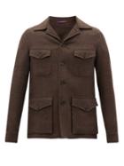 Matchesfashion.com Ralph Lauren Purple Label - Snowdon Linen-blend Field Jacket - Mens - Brown