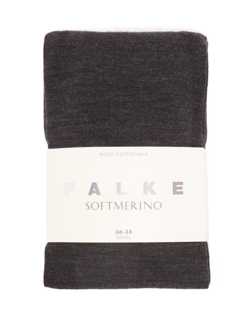 Ladies Lingerie Falke - Soft Merino Tights - Womens - Dark Grey