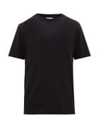 Matchesfashion.com Acne Studios - Everest Logo-label Cotton T-shirt - Mens - Black