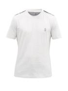 Matchesfashion.com Brunello Cucinelli - Grosgrain-trim Cotton-jersey T-shirt - Mens - Light Grey