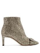 Jimmy Choo Hanover 65mm Glitter Ankle Boots