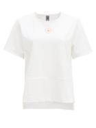 Matchesfashion.com Adidas By Stella Mccartney - Truestar Logo-print Perforated T-shirt - Womens - White