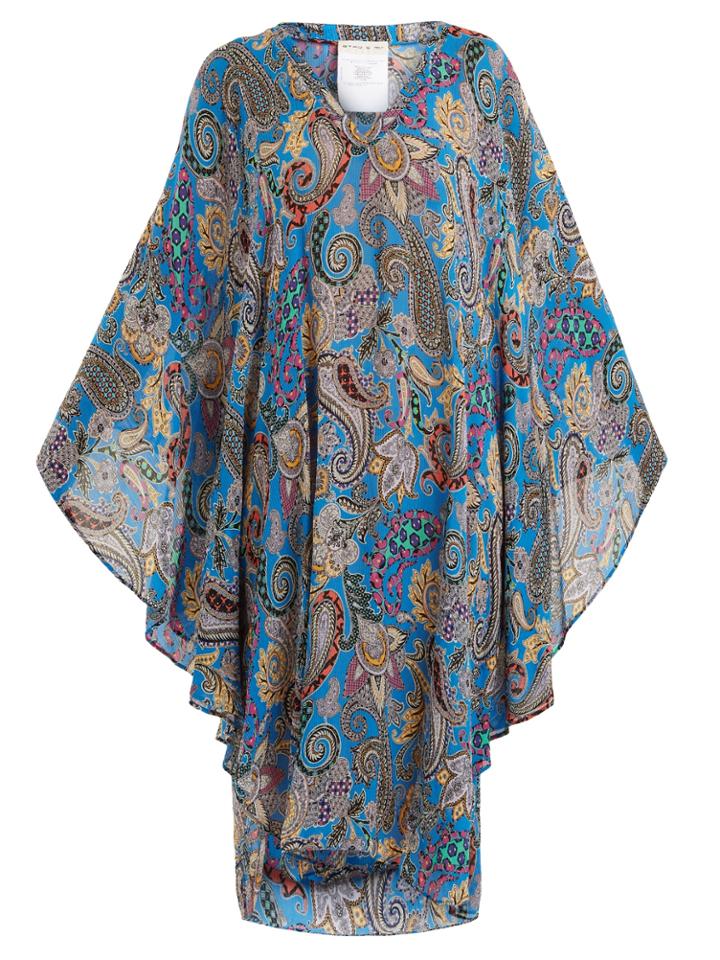 Etro Abstract Paisley-print Crepon Kaftan