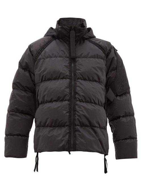 Matchesfashion.com Nemen - Logo Patch Technical Down Filled Jacket - Mens - Black
