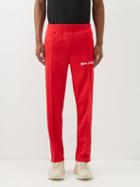 Palm Angels - Logo-print Jersey Track Pants - Mens - Red