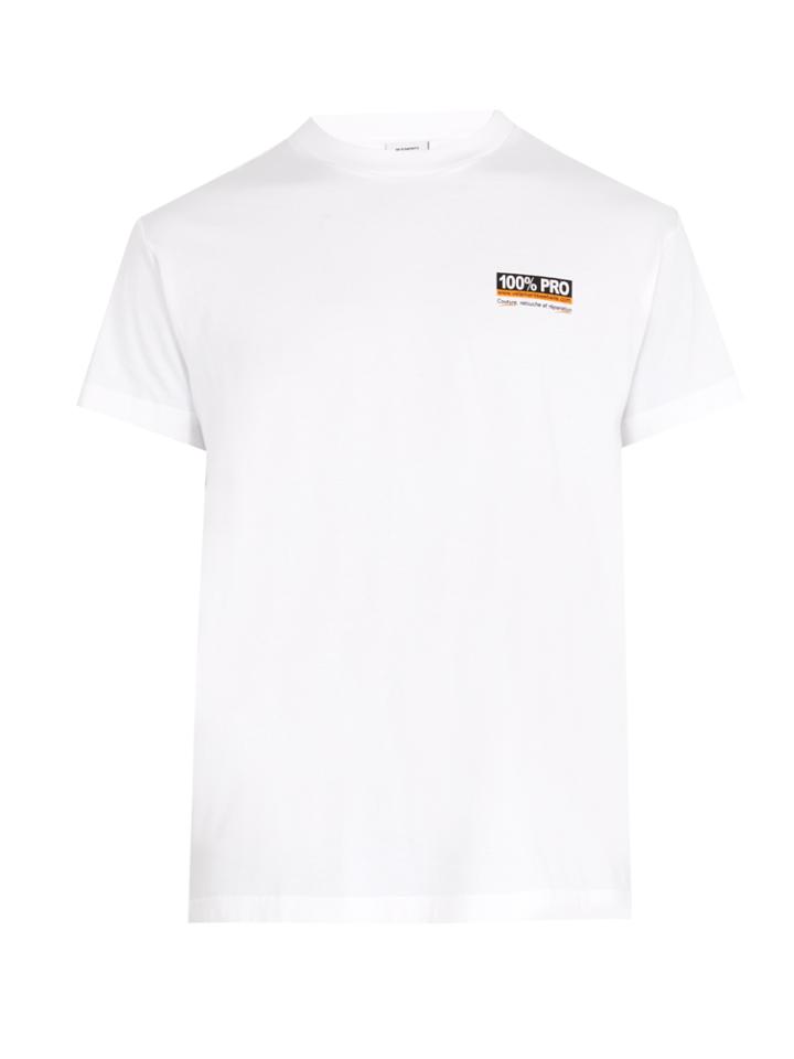 Vetements 100% Pro Cotton T-shirt