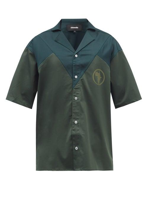 Ahluwalia - Robyn Organic Cotton Poplin Shirt - Mens - Green